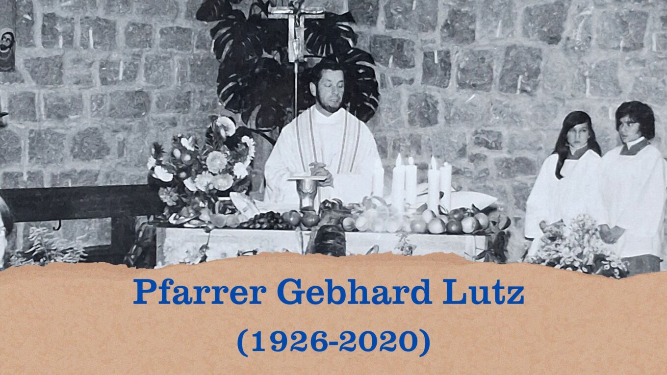 Pfarrer Gebhard Lutz (1926-2020). Biographische Notizen