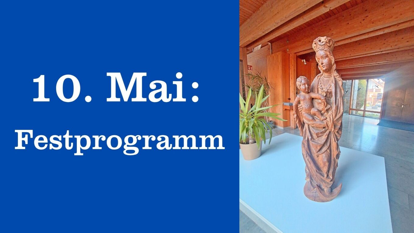 10. Mai: 50 Jahre St. Gebhard in Mittelstadt (Festprogramm)