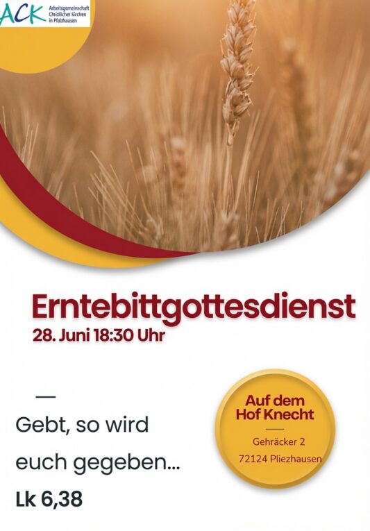 Ökumenischer Erntebittgottesdienst
