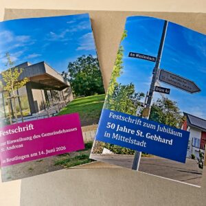 Dank und Erinnerung in Heftform: zwei Festschriften sind da